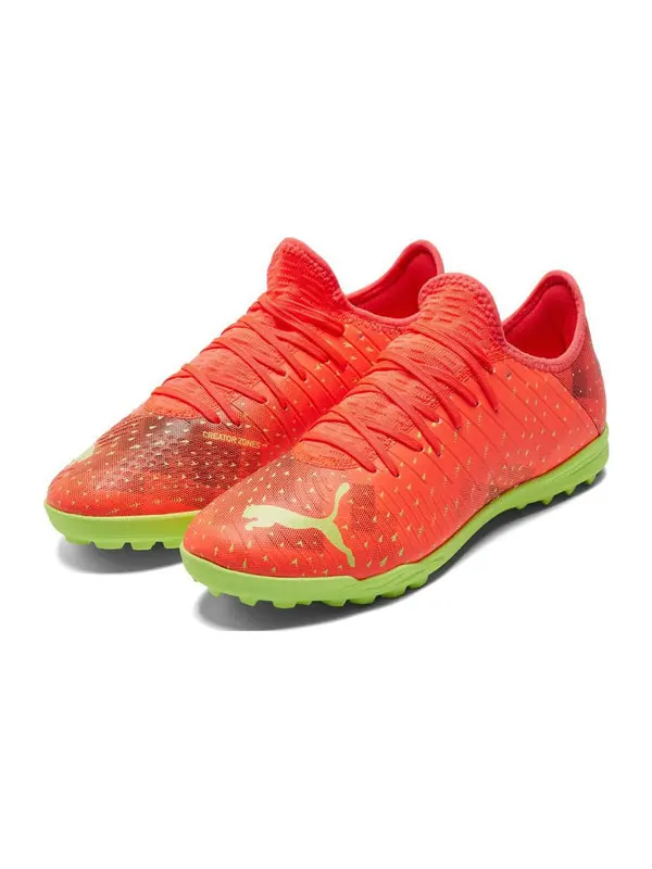 Кроссовки future 4.4 tt 'fearless pack' Puma — изображение 3 из 4, оранжевый/зеленый