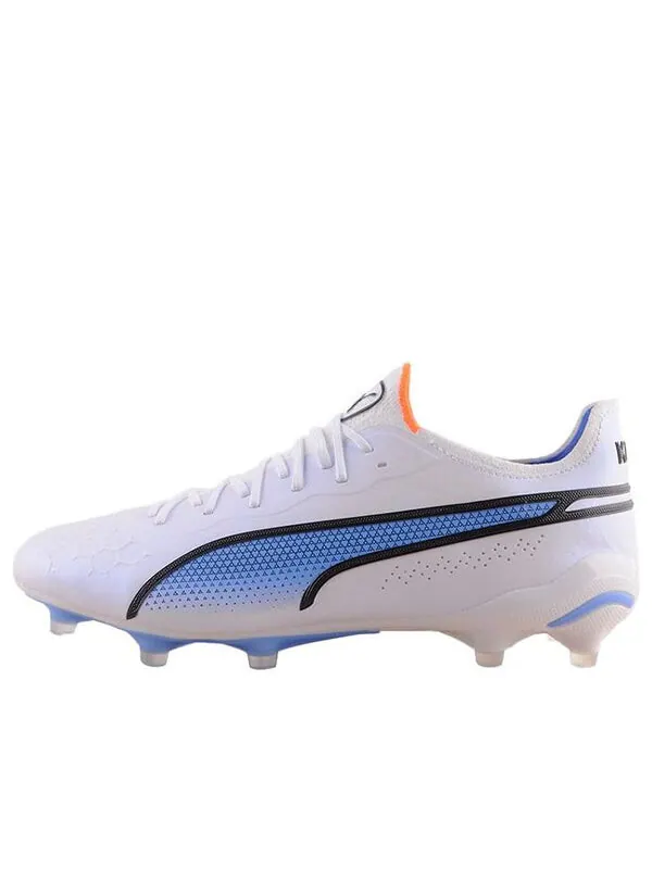 Кроссовки king ultimate fg 'white' Puma — изображение 1 из 4, белый/синий