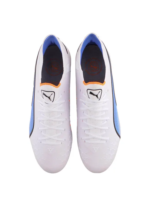 Кроссовки king ultimate fg 'white' Puma — изображение 4 из 4, белый/синий
