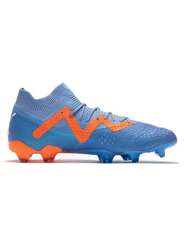 Кроссовки future ultimate fg ag 'supercharge pack - blue glimmer' Puma — изображение 2 из 4, синий/белый/оранжевый