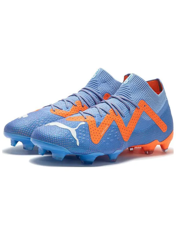 Кроссовки future ultimate fg ag 'supercharge pack - blue glimmer' Puma — изображение 3 из 4, синий/белый/оранжевый