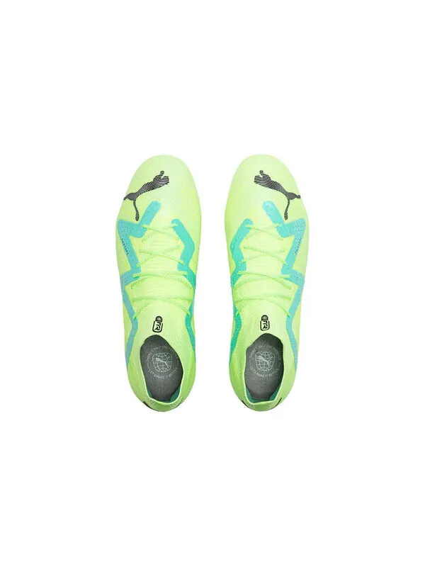 Кроссовки future ultimate fg ag 'electric peppermint fast yellow' Puma — изображение 3 из 4, желтый/черный