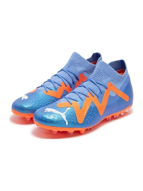 Кроссовки future pro mg 'blue glimmer orange' Puma — изображение 3 из 4, синий/белый/оранжевый