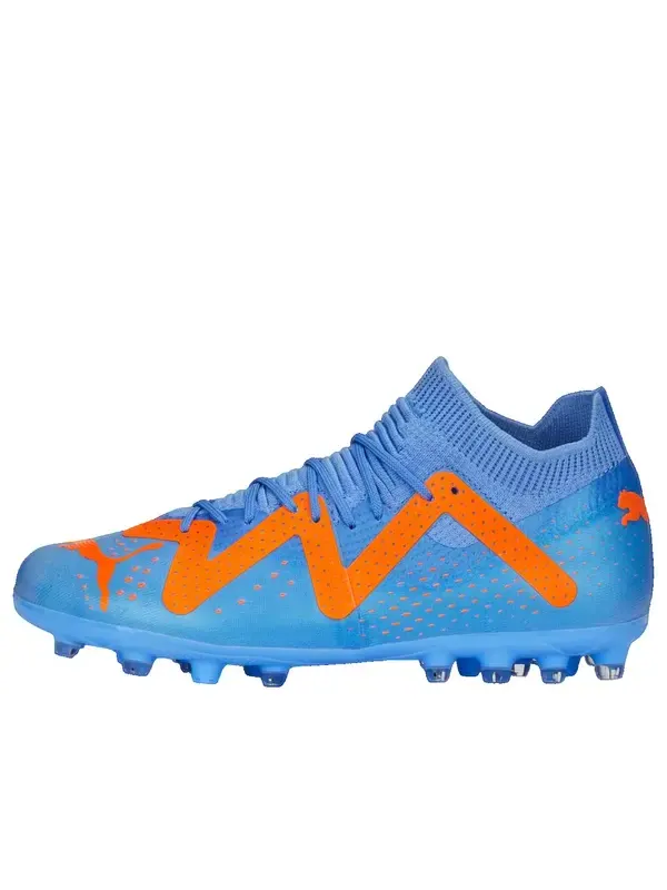 Кроссовки future match fg ag 'supercharge pack - blue glimmer' Puma — изображение 1 из 4, синий/белый/оранжевый