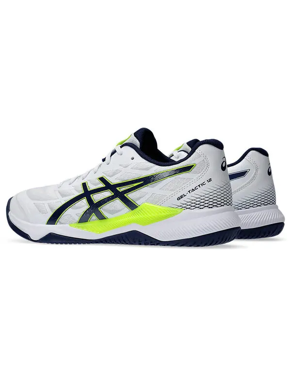 Кроссовки гель тактик 12 Asics — изображение 4 из 4, белый/синий