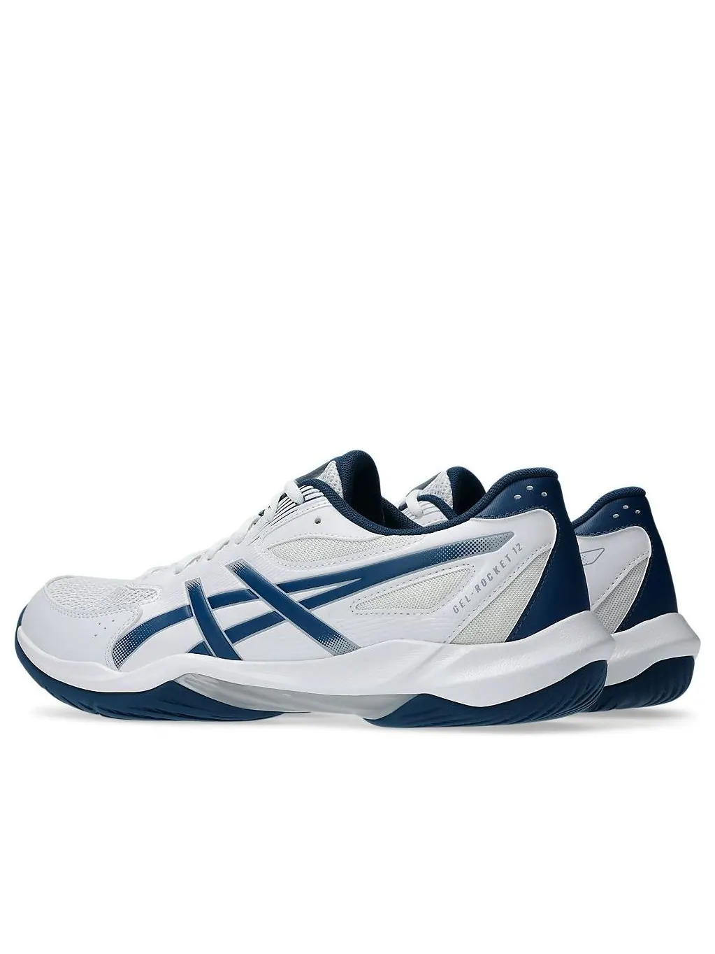 Asics Gel-Rocket 12 'White Mako Blue' — изображение 4 из 7, белый/синий