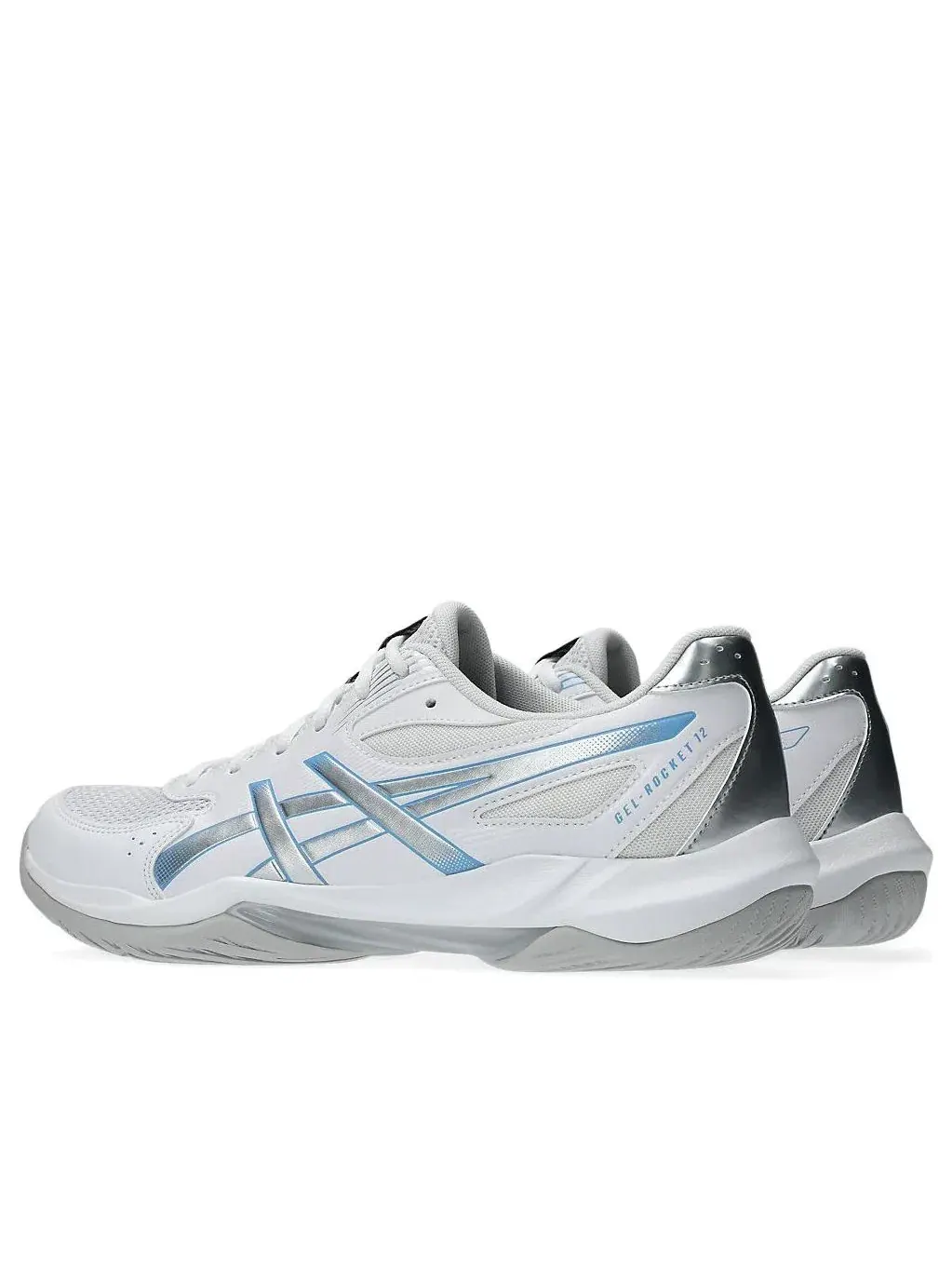 Кроссовки ASICS Gel-Rocket 12 'White Metallic Blue' 1071A116-104 — изображение 4 из 7, белый