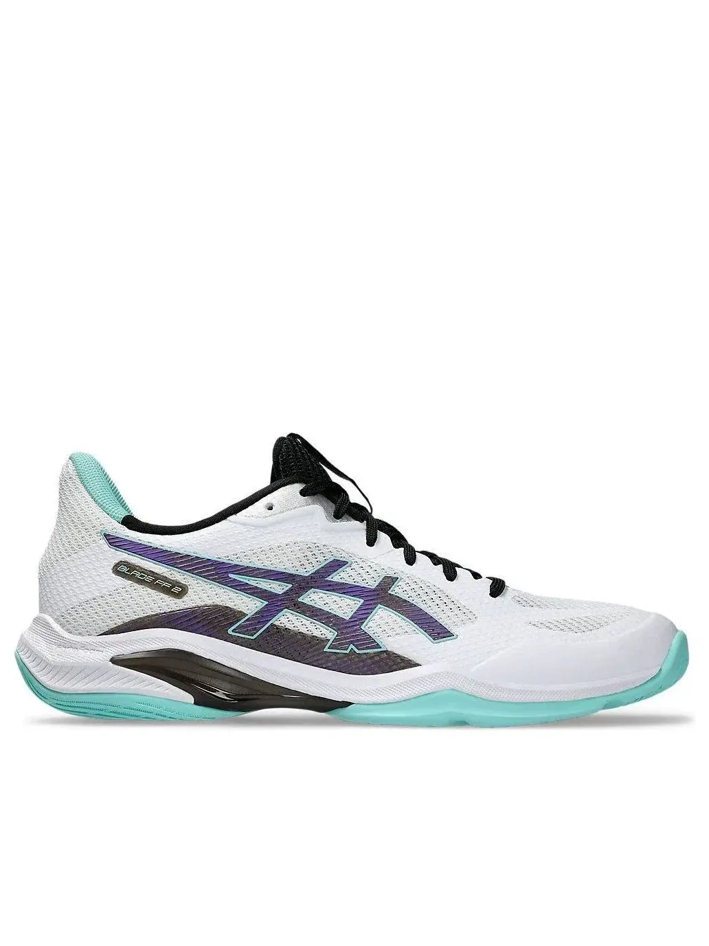 Мужские кроссовки с шнуровкой для тенниса ASICS Gel-Blade — изображение 2 из 7, белый