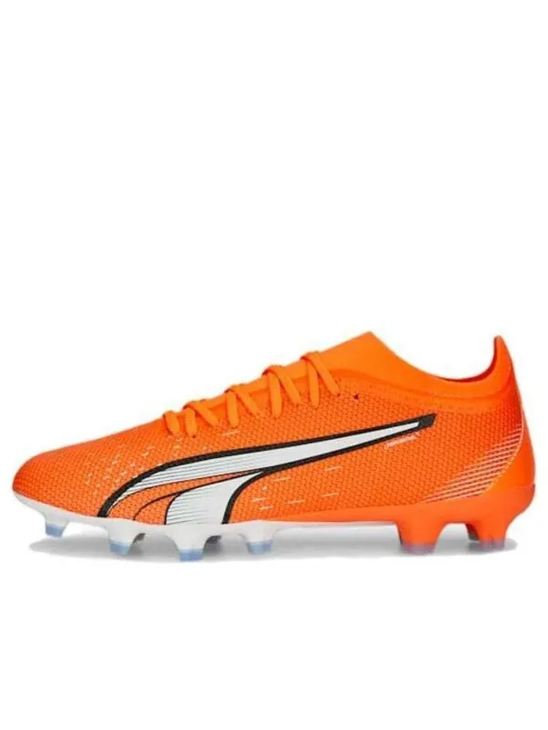 Кроссовки ultra match fg/ag 'ultra orange' Puma — изображение 1 из 4, оранжевый-белый-синий