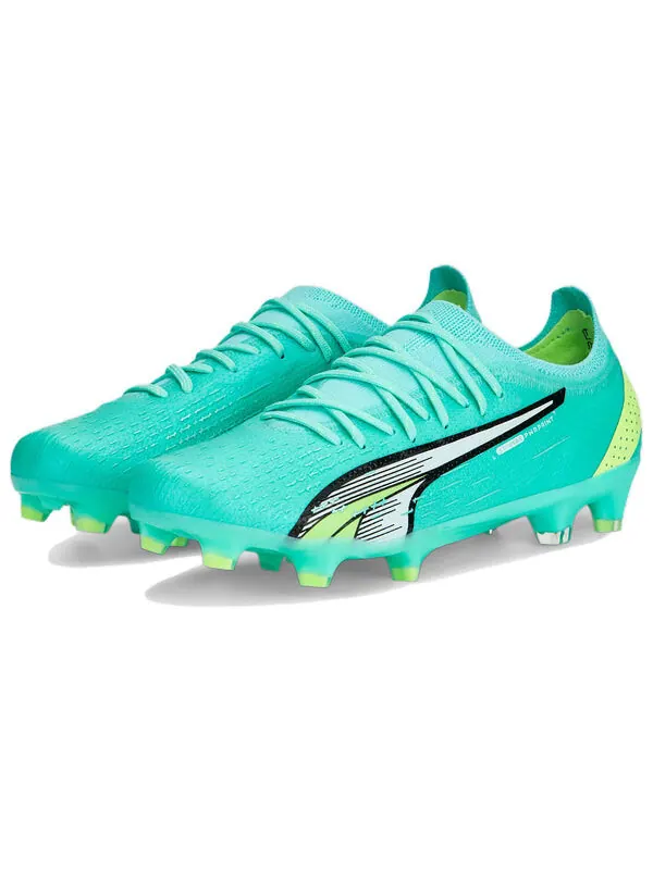 Кроссовки ultra ultimate fg/ag 'mint green' Puma — изображение 3 из 4, зеленый/белый