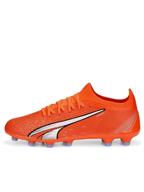 Кроссовки ultra match hg shoes 'orange' Puma — изображение 1 из 3, оранжевый/белый/черный