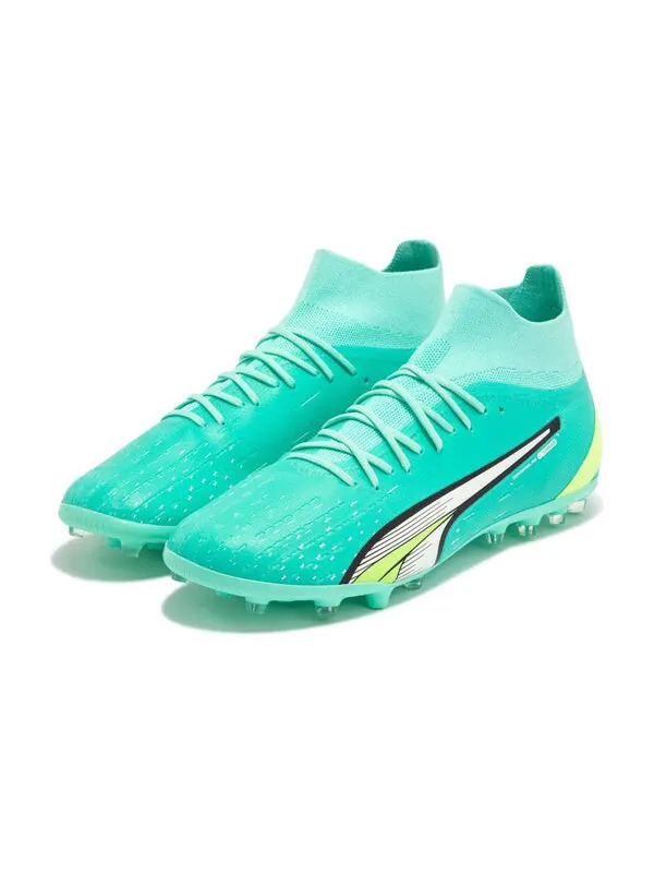 Кроссовки ultra pro mg pro football boots 'electric peppermint' Puma — изображение 3 из 4, белый/желтый