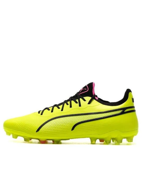 Кроссовки king ultimate mg football shoes 'solar yellow' Puma — изображение 1 из 3, желтый/черный