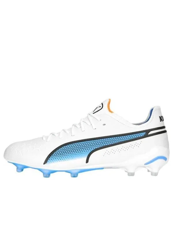 Кроссовки king ultimate fg ag 'white blue' Puma — изображение 1 из 4, белый/синий