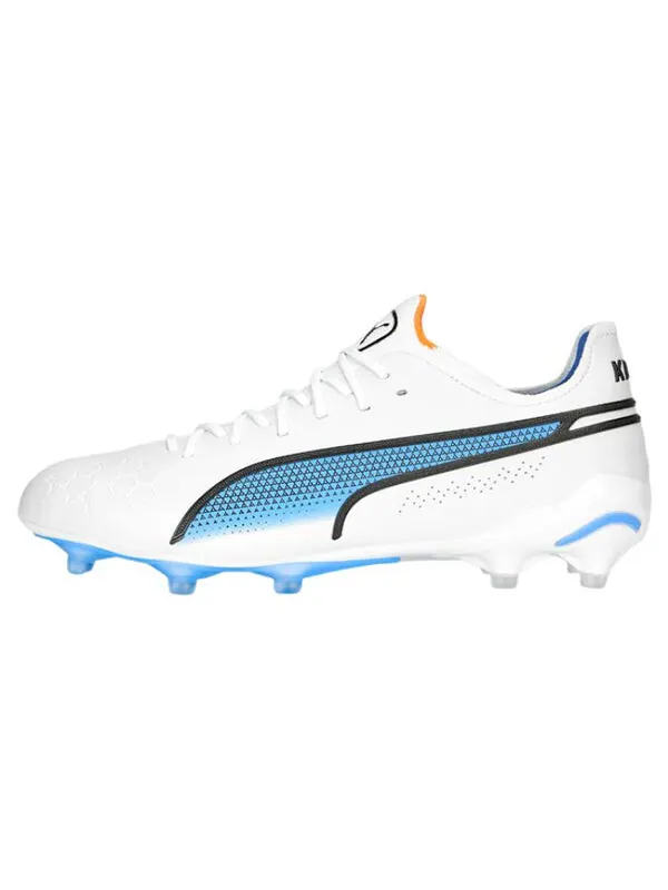 Кроссовки king ultimate fg ag 'white blue' Puma — изображение 2 из 4, белый/синий