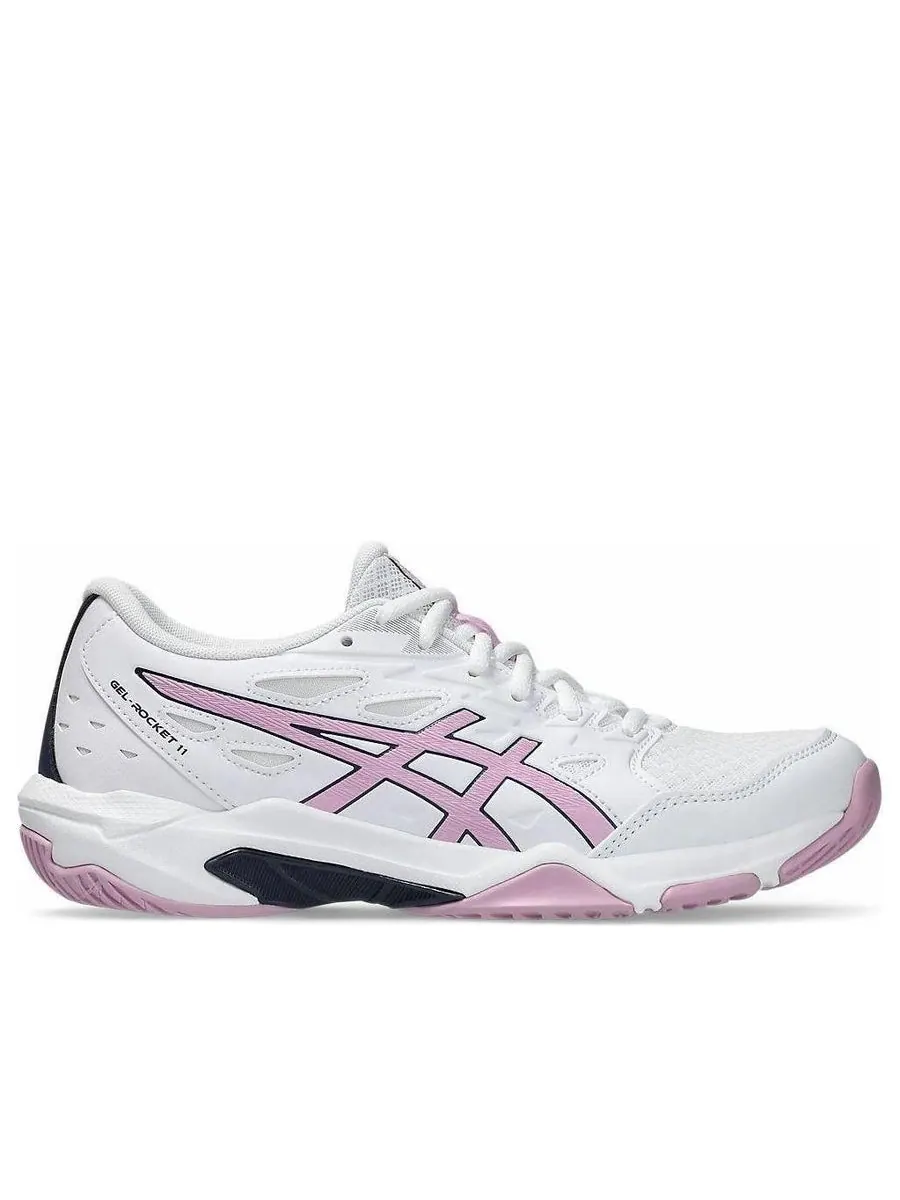 Кроссовки (WMNS) ASICS Gel-Rocket 11 'White Pink' — изображение 2 из 4, белый