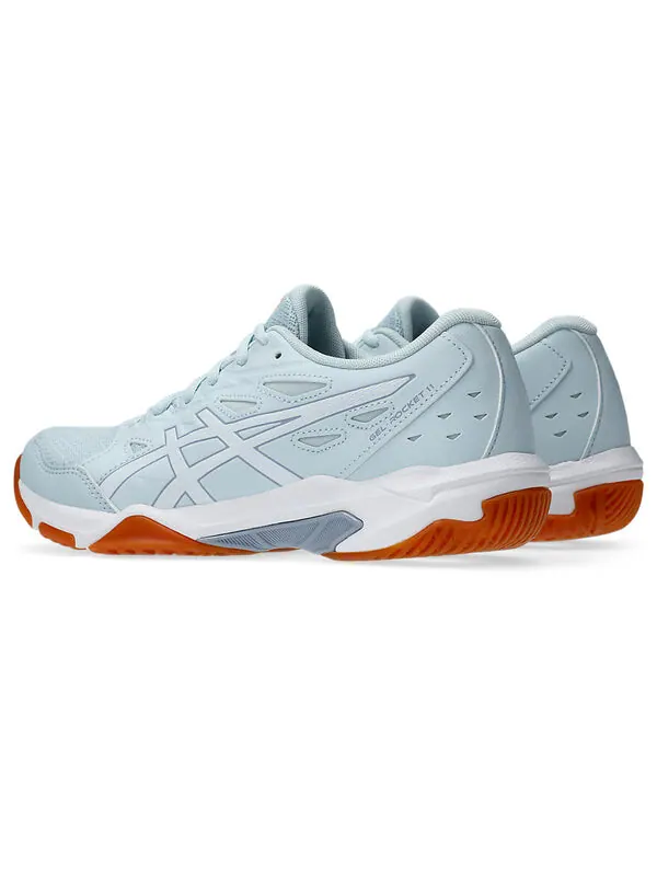 Кроссовки гелевые ракеты 11 Asics — изображение 4 из 4, серый/белый
