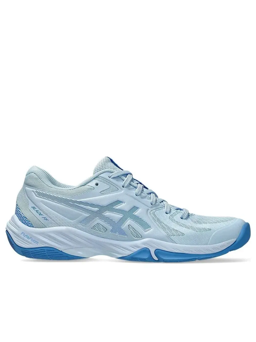 Женские кроссовки для тенниса с шнуровкой Gel-Blade ASICS — изображение 2 из 7, синий
