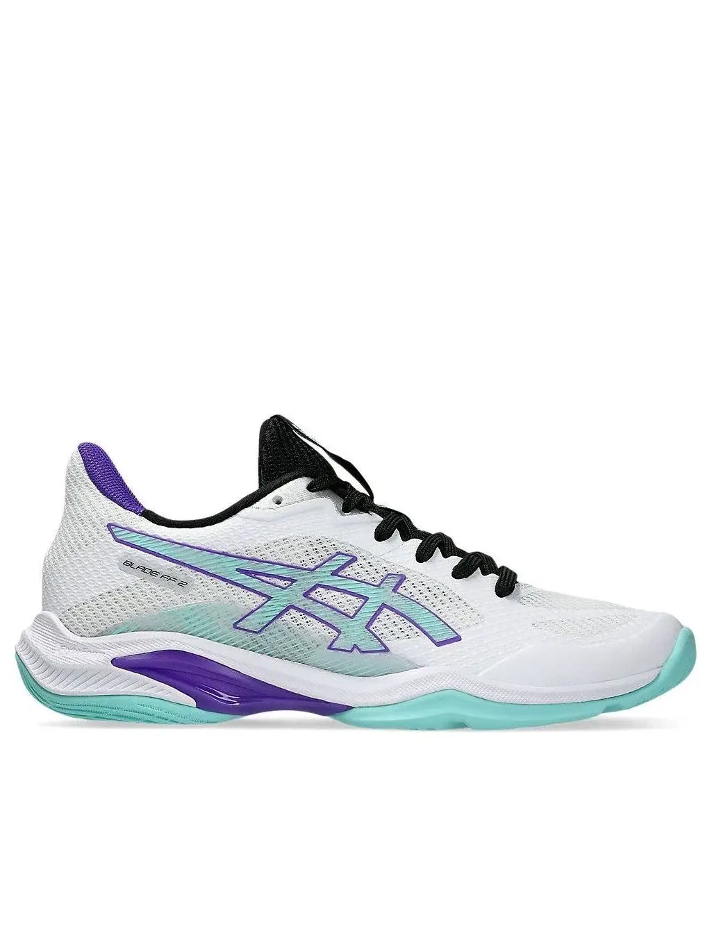 Женские теннисные кроссовки с шнуровкой ASICS Blade FF 2 — изображение 2 из 7, белый