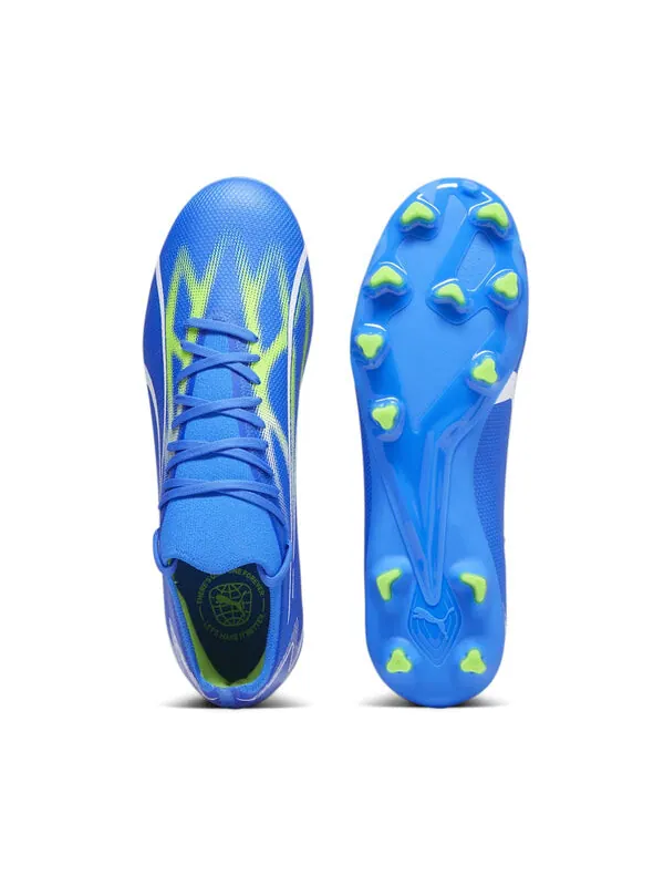 Кроссовки ultra match fg/ag 'ultra blue white green' Puma — изображение 3 из 3, синий/белый/зеленый