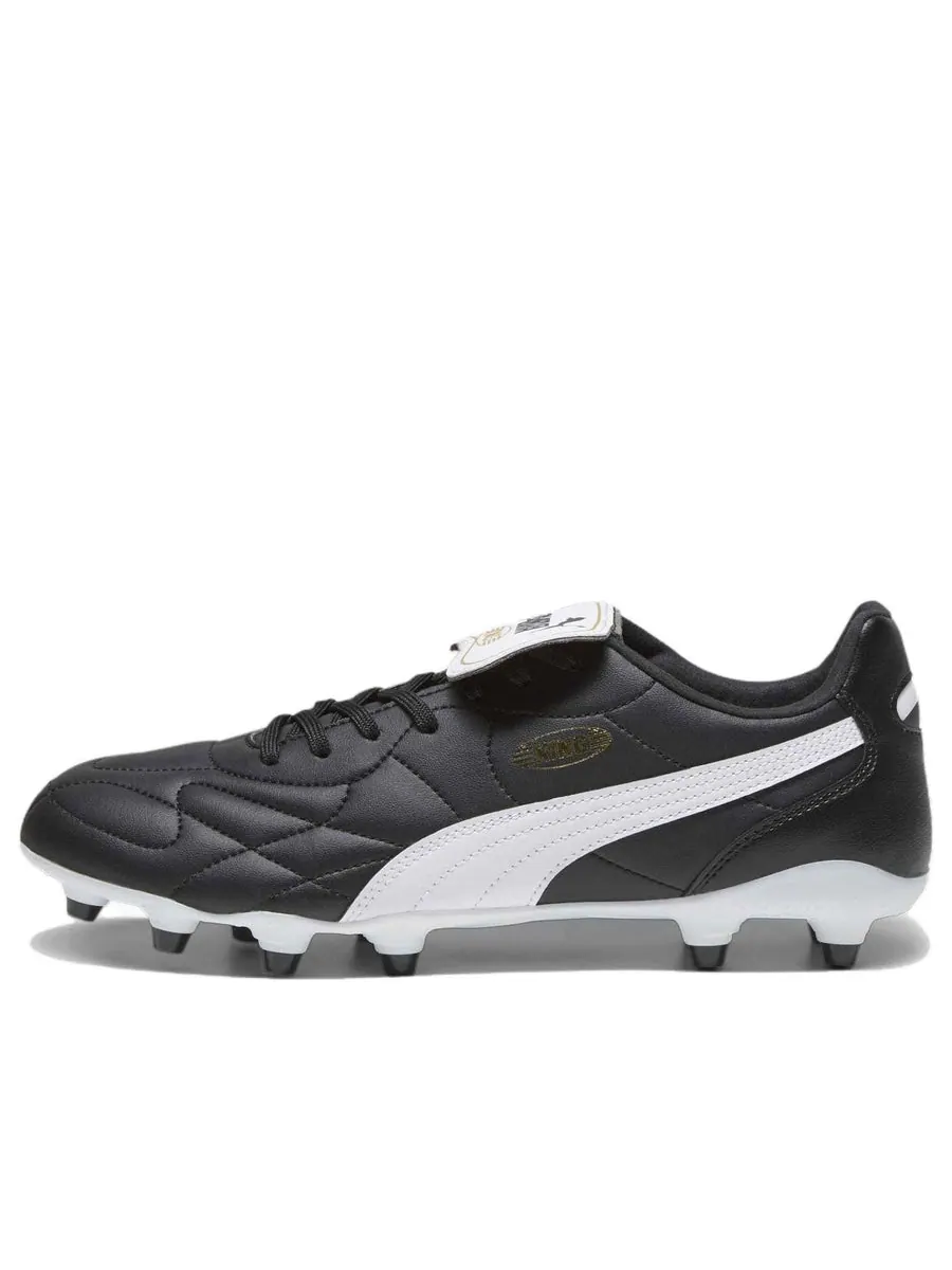 Кроссовки PUMA King TOP FG Football Boots 'Black White' — изображение 1 из 4, черный