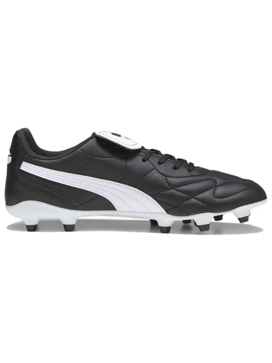 Кроссовки PUMA King TOP FG Football Boots 'Black White' — изображение 2 из 4, черный