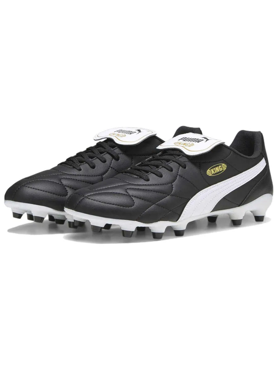 Кроссовки PUMA King TOP FG Football Boots 'Black White' — изображение 3 из 4, черный