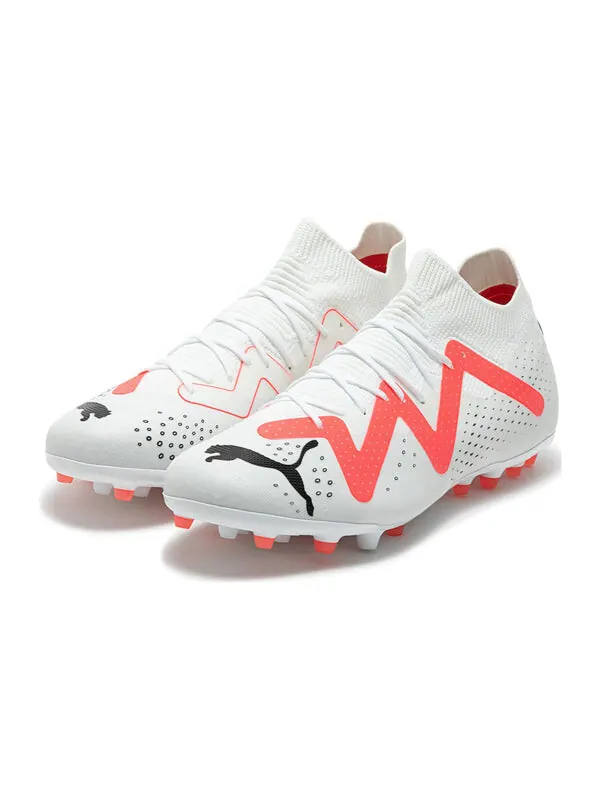 Кроссовки future match mg 'white black fire orchid' Puma — изображение 2 из 4, белый/черный