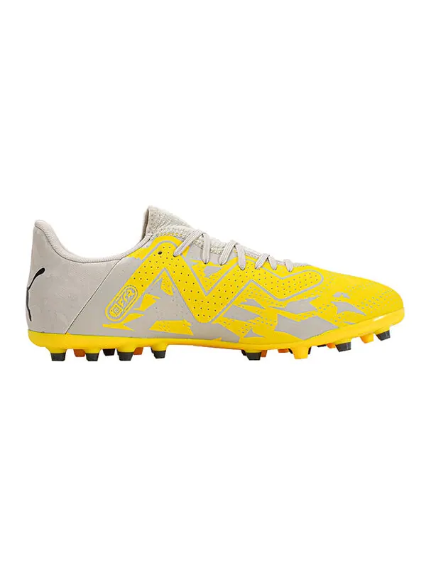 Кроссовки future play mg comfort lightweight cleats 'yellow grey' Puma — изображение 2 из 4, желтый/серый
