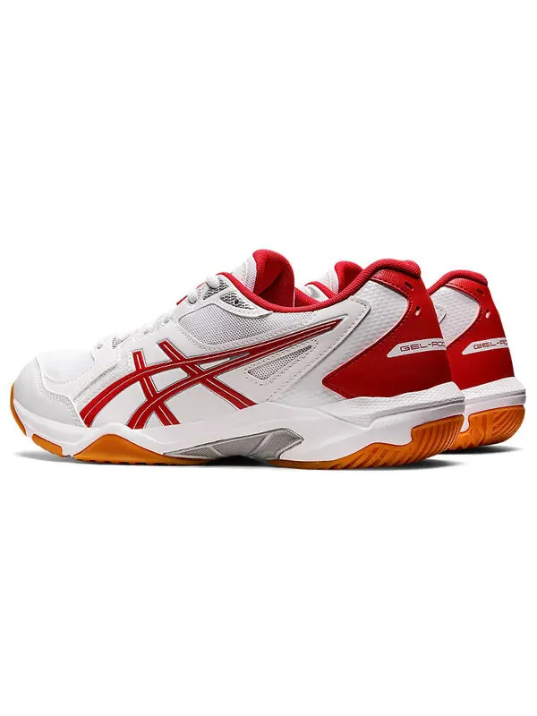 Кроссовки гель ракета 10 Asics — изображение 4 из 4, белый/красный