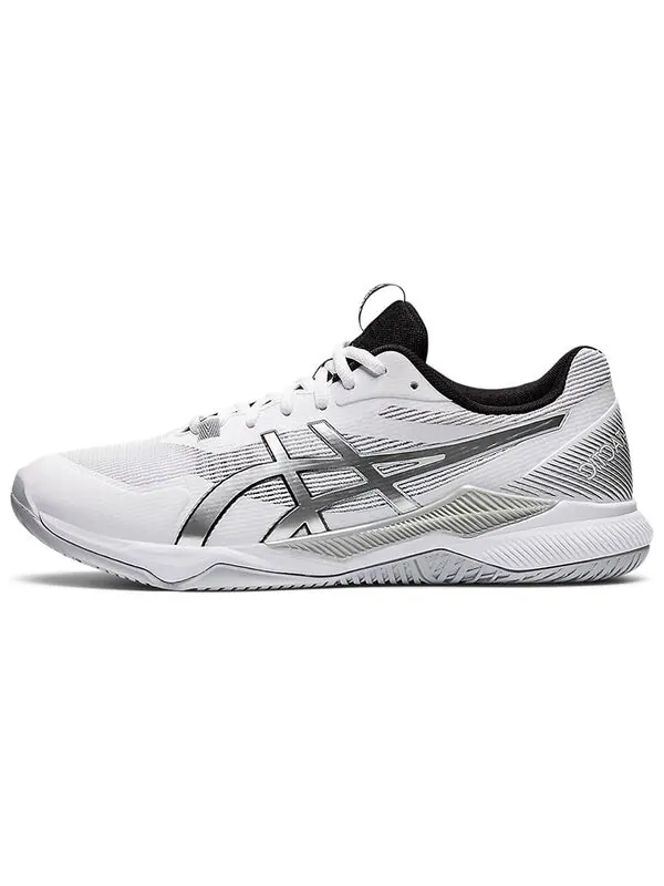 Кроссовки гель тактик широкие Asics — изображение 2 из 4, белый/серебристый