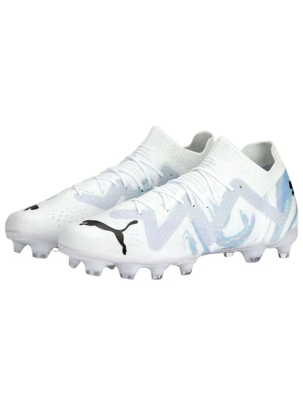 Кроссовки future match brillance fg/ag 'white light blue' Puma — изображение 3 из 4, белый/светлый синий