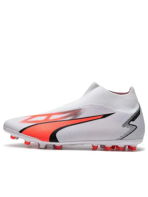 Кроссовки ultra match + ll mg 'white red' Puma — изображение 1 из 4, белый/красный/черный