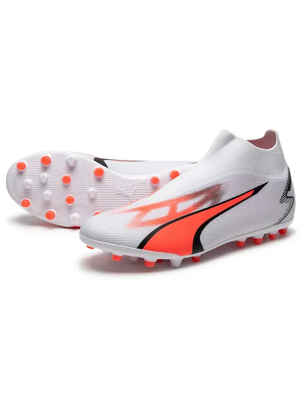 Кроссовки ultra match + ll mg 'white red' Puma — изображение 2 из 4, белый/красный/черный