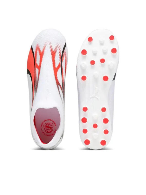 Кроссовки ultra match ll mg jr 'white orange' Puma — изображение 4 из 4, белый/оранжевый