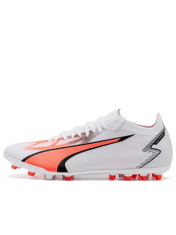 Кроссовки ultra match mg 'white' Puma — изображение 1 из 4, белый/красный/черный
