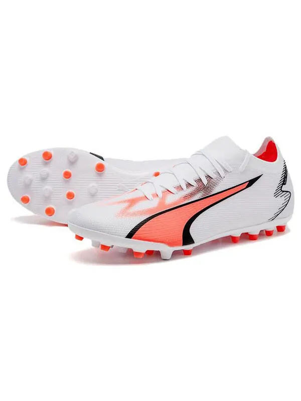 Кроссовки ultra match mg 'white' Puma — изображение 2 из 4, белый/красный/черный