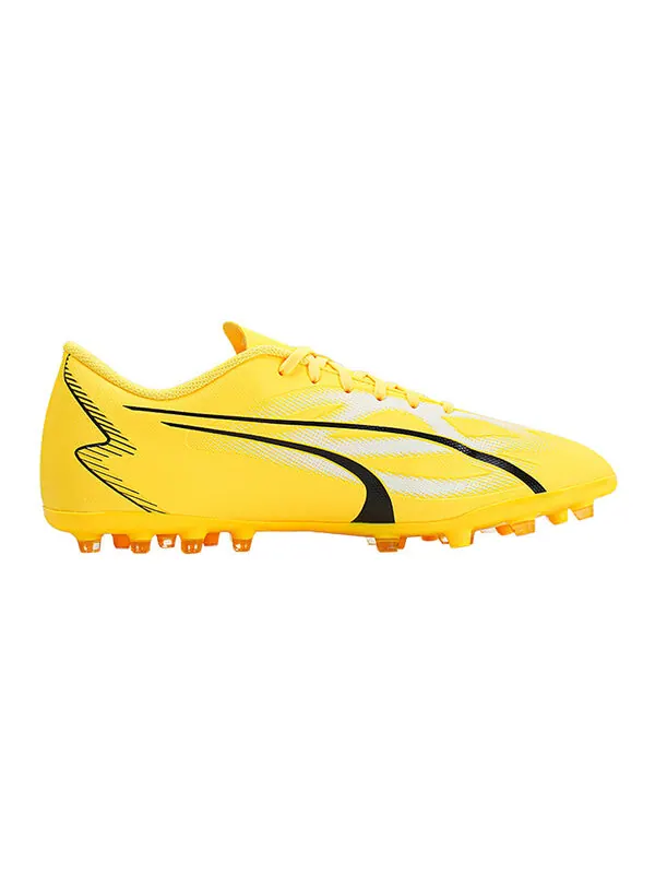 Кроссовки ultra play mg football boots 'yellow white' Puma — изображение 2 из 4, желтый/белый/черный