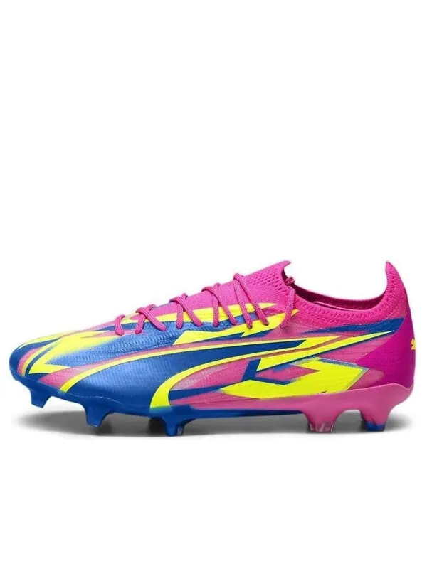 Кроссовки ultra ultimate fg ag Puma — изображение 1 из 4, розовый/синий/желтый