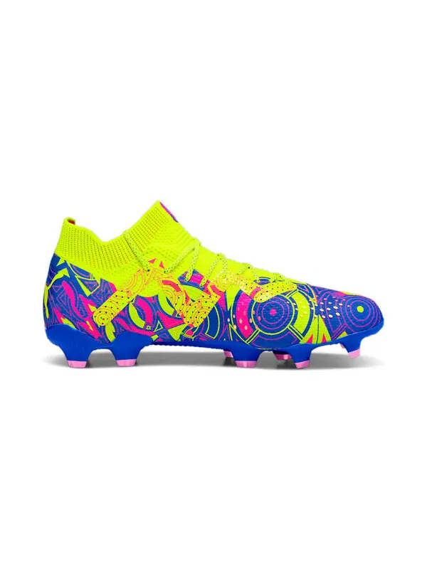 Кроссовки future ultimate fg ag 'energy pack' Puma — изображение 2 из 4, синий-желтый-розовый