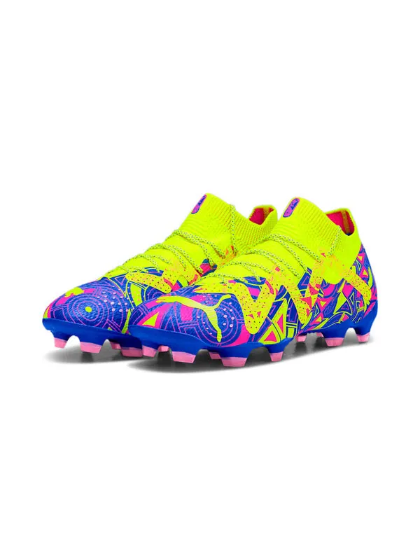 Кроссовки future ultimate fg ag 'energy pack' Puma — изображение 3 из 4, синий-желтый-розовый