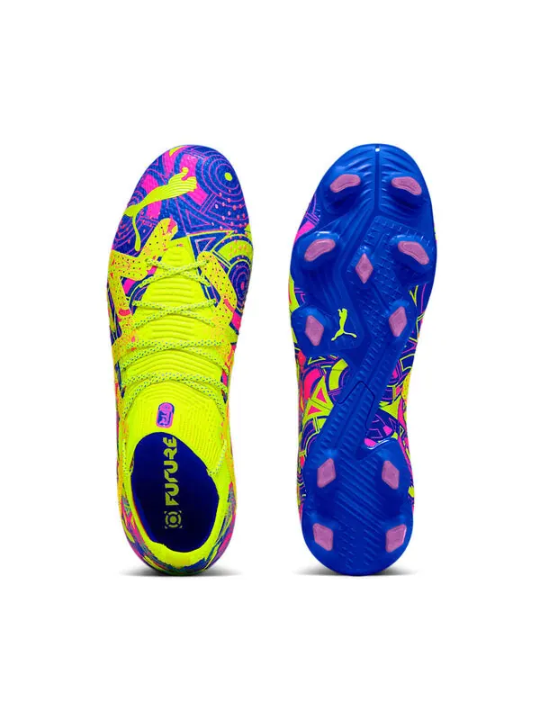 Кроссовки future ultimate fg ag 'energy pack' Puma — изображение 4 из 4, синий-желтый-розовый