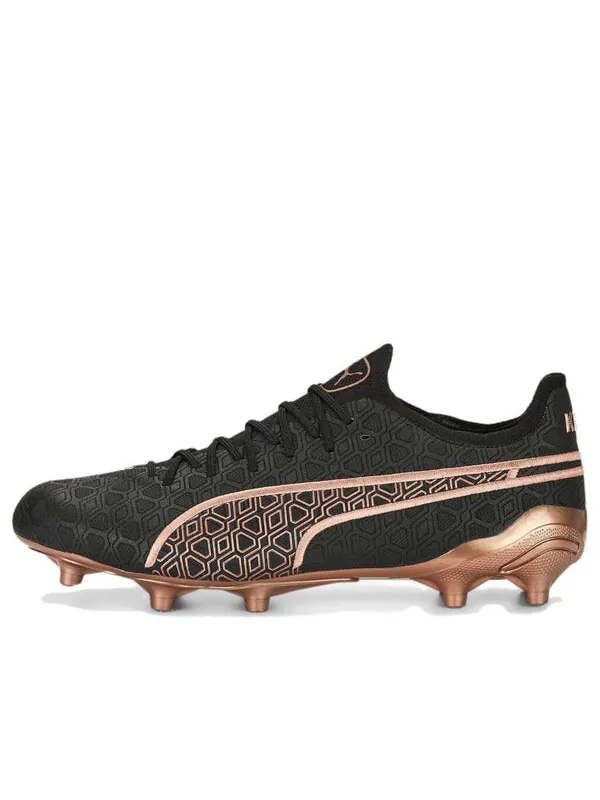 Кроссовки king rudagon fg/ag 'black gold' Puma — изображение 1 из 4, черный/золотистый