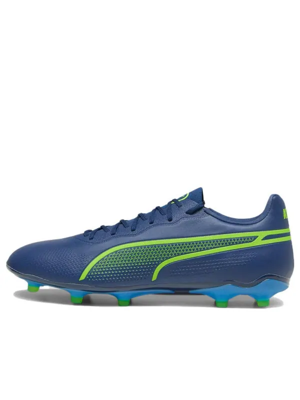 Кроссовки king pro fg ag 'gear up pack' Puma — изображение 1 из 4, синий/зеленый