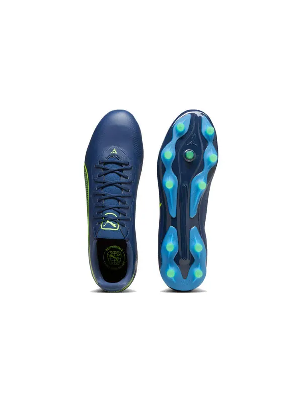 Кроссовки king pro fg ag 'gear up pack' Puma — изображение 4 из 4, синий/зеленый