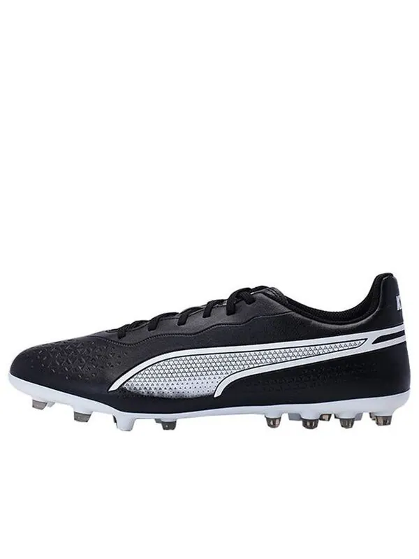 Кроссовки king match mg 'black white' Puma — изображение 1 из 4, черный/белый
