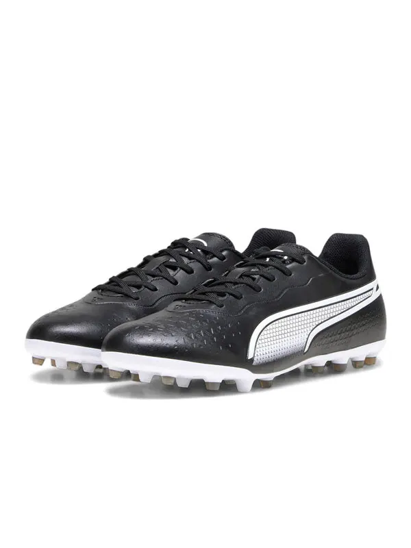 Кроссовки king match mg 'black white' Puma — изображение 2 из 4, черный/белый