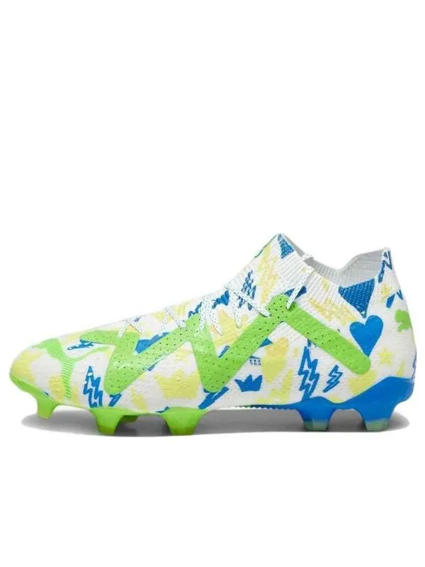 Кроссовки future ultimate fg ag x neymar jr. 'instituto pack' Puma — изображение 1 из 4, белый/синий//зеленый