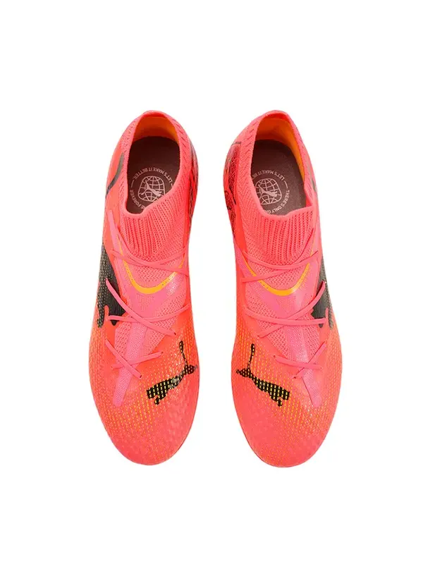 Кроссовки future 7 pro mg 'orange red black' Puma — изображение 3 из 4, черный