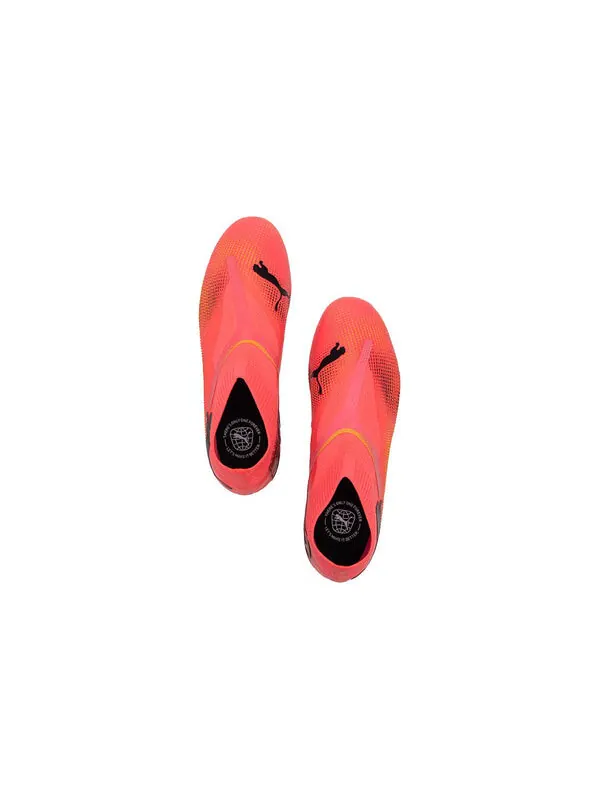 Кроссовки future 7 match + laceless mg soccer sneakers 'pink' Puma — изображение 3 из 4, розовый/оранжевый/черный